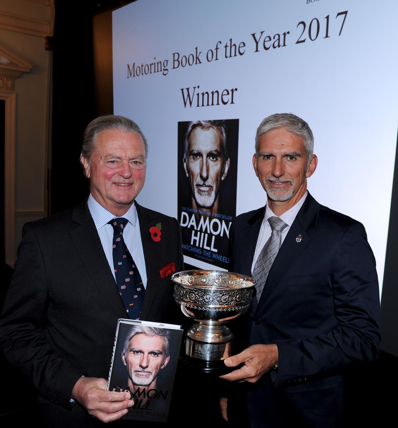 Damon Hill’s Life Story Wins Royal Automobile Club Motoring Book of the Year 2017