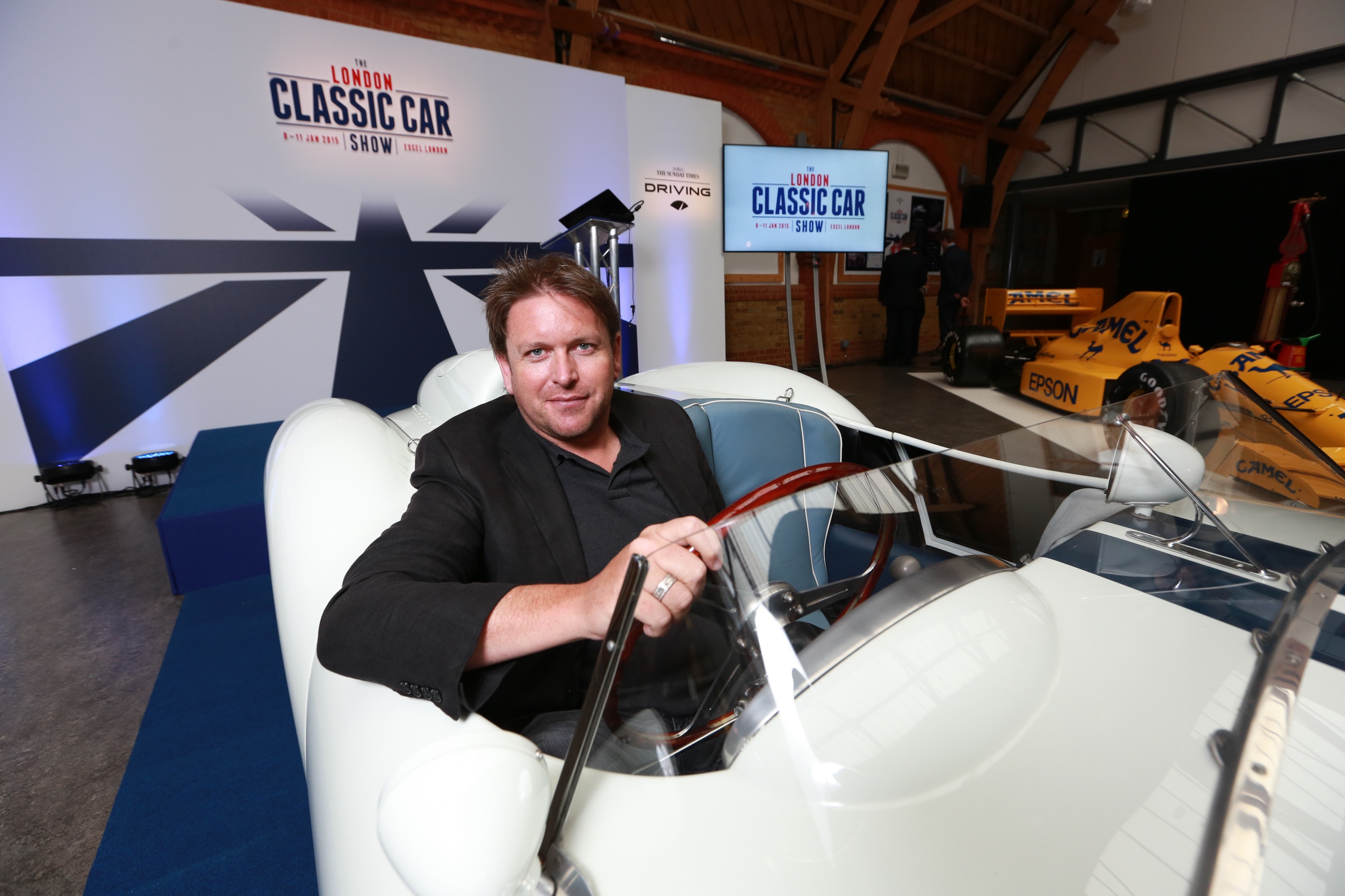 Celebrities back London Classic Car Show