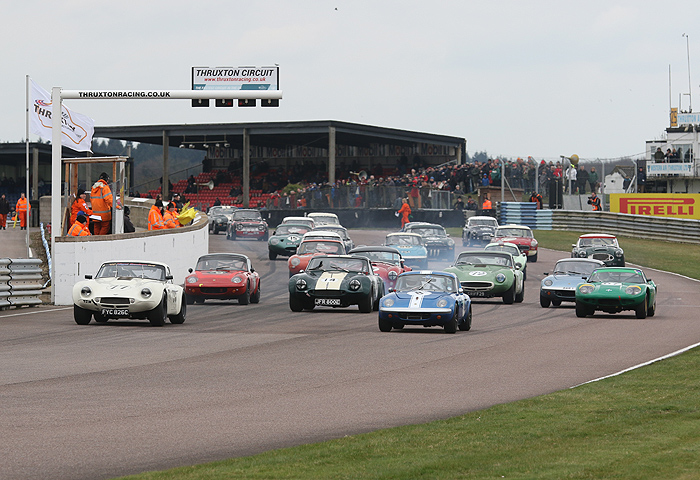 Lyons triumphs at HSCC opener at Thruxton