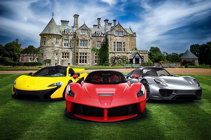 Big Boys Toys at Beaulieu Supercar Weekend