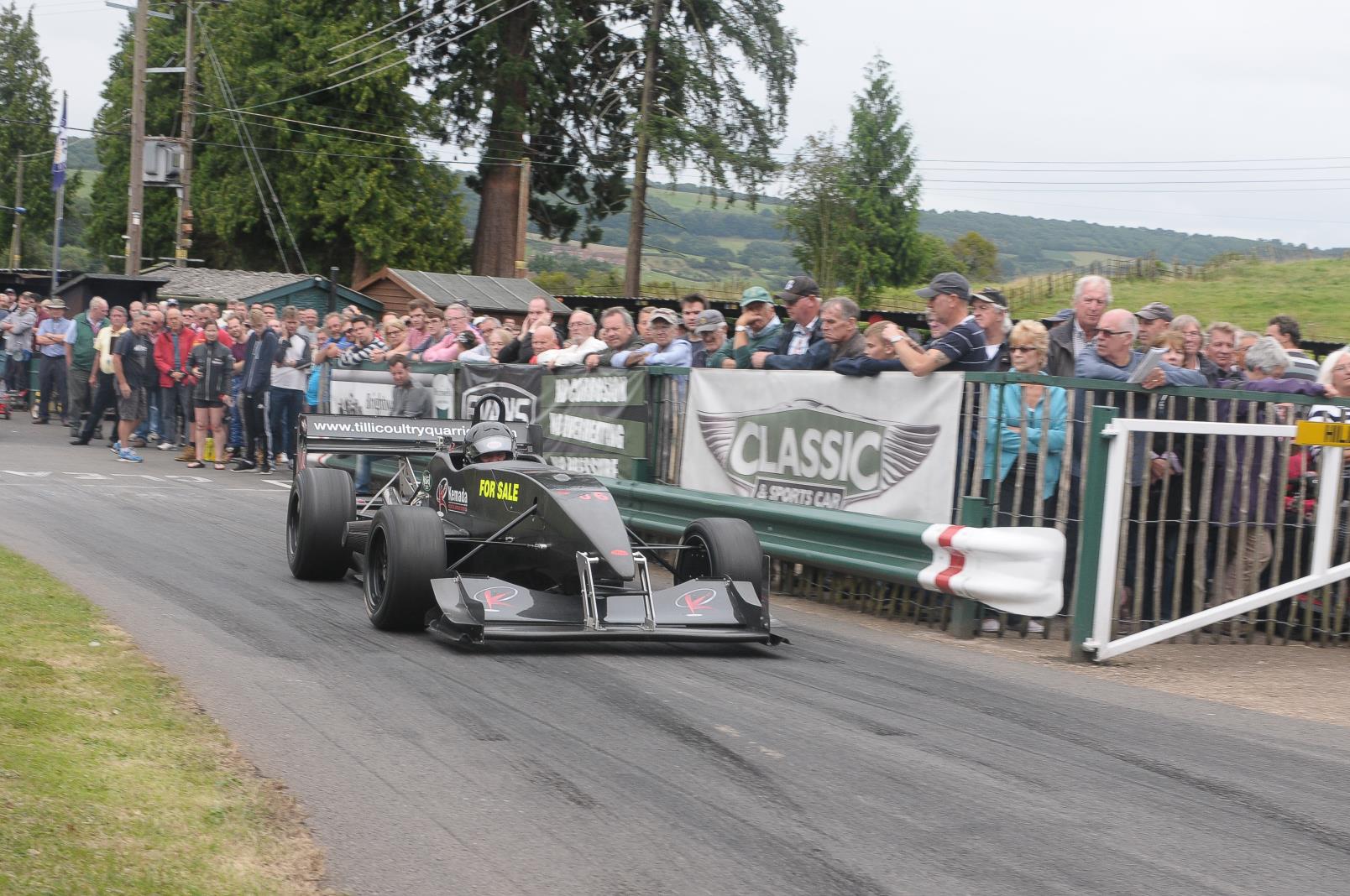 Close finish at Shelsley Walsh Hill Climb