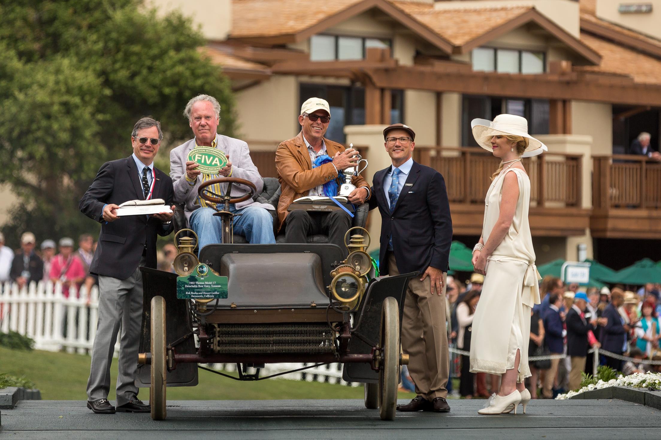 Time-warp 1902 Thomas wins FIVA Preservation Award at Pebble Beach