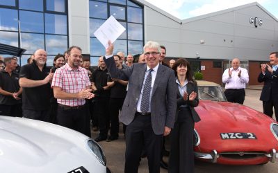 Renowned classic car restoration company given to staff
