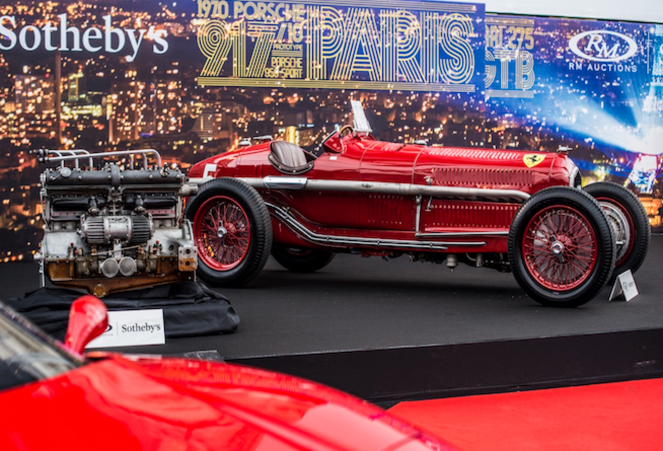 Alfa Romeo Tipo B P3 headlines RM Sotheby’s Sale in Paris.