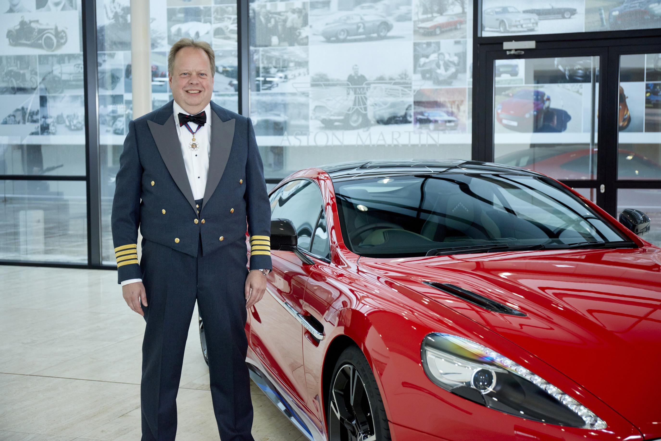 Aston Martin CEO is appointed Honorary Captain