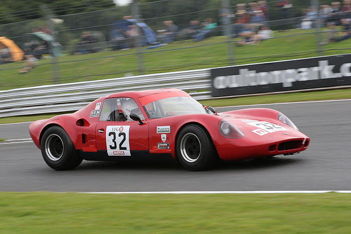 Chevron B8 race for 2018 Oulton Park Gold Cup 