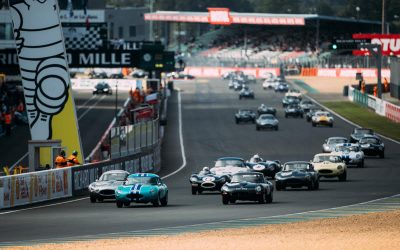 Record entry for Jaguar Classic Challenge at Le Mans