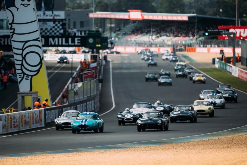 Record entry for Jaguar Classic Challenge at Le Mans