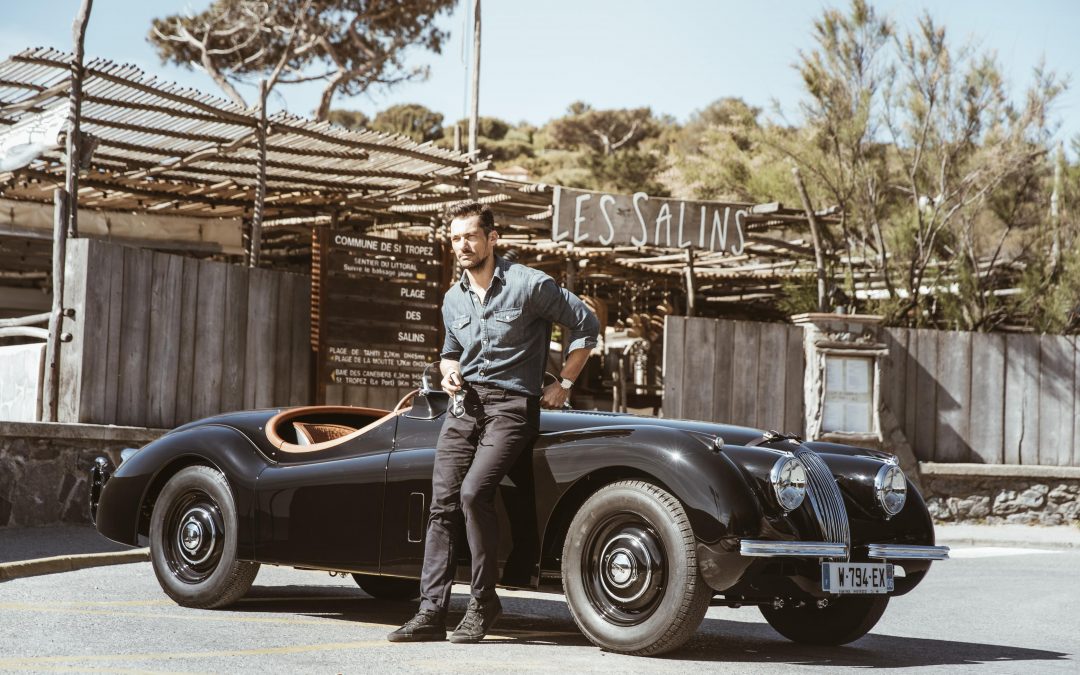 A tailor made Jaguar XK120 for David Gandy