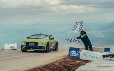 Bentley at Pikes Peak Hill Climb