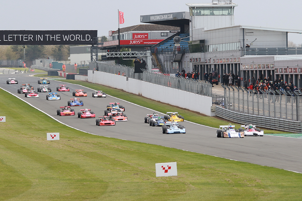 Britain returns to racing with the Masters Festival at Donington