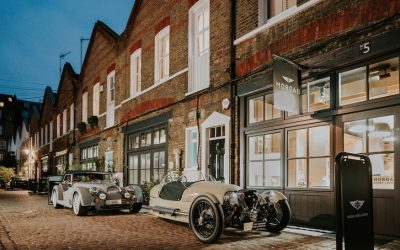 Morgan arrives in London