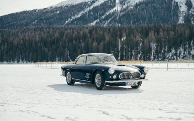 MASERATI IS BACK AT THE I.C.E. IN ST. MORITZ WITH ITS GLOWING TRIDENT